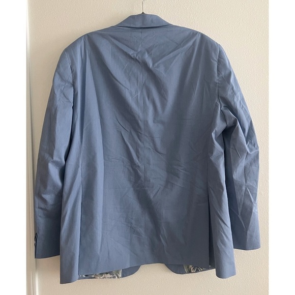 Sean John Light Blue Blazer Jacket 46 Long - Picture 2 of 8